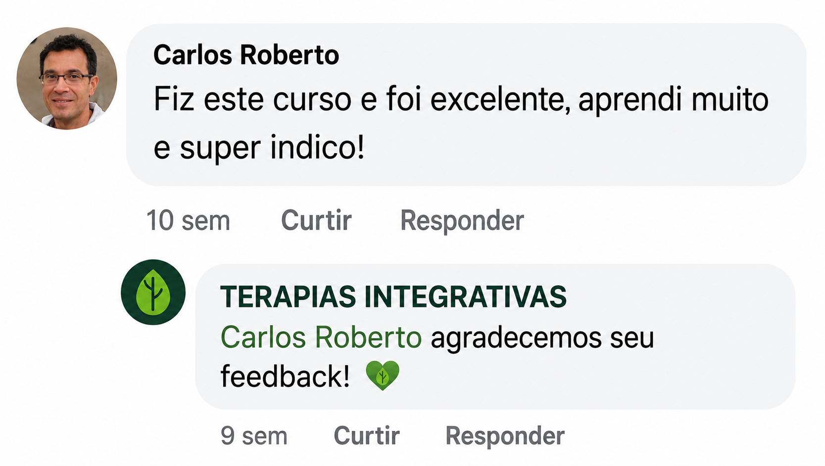 Depoimento de aluna