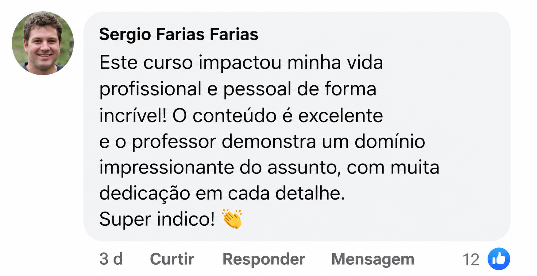 Depoimento de aluna